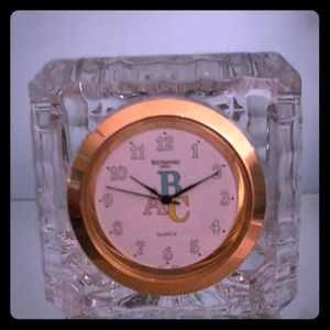 Waterford Crystal ABC Clock